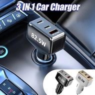 Car Phone Charger USB Car Charger Super Fast USB Type C Car Charger Adapter Multi-Ports 82.5w USB Ty