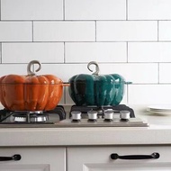 [The Pioneer Woman] Pumpkin Cast Iron Dutch Oven – Enameled Casserole Pot 4QT (3.7L) | Limited Editi