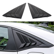 Rear Side Window Louvers Triangular Window Glass Blinds for Honda Civic Sedan 11Th 2022 2023 - ABS
