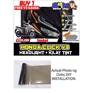 Honda Click V3 Kilay Tint and Headlight Tint Set