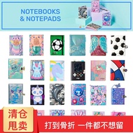 Australia Smiggle Diary Children's Notepad Cute Notebook/Memo Pad Plush Animal Sequins with Lock