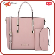 ⭐LOW PRICE⭐ Carlo Rino Light Pink Pretty 2-In-1 Tote Bag