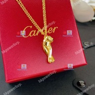 新款 Cartier卡地亞金色雙鏈豹子項鏈 hkpowerbuy.  禮物 情人節 紀念日 送禮 飾品 手鏈 手扼 戒指 頸鏈 耳釘 耳環