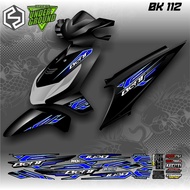 Striping CarburetorBEAT/Old Thailand Variation body Sticker HONDA CarburetorBEAT BK 112/117