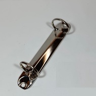 Mechanic Book Binding BinderRing Size 2 cm x 12.3 cm x Diameter 2.8 cm Silver Iron Stationery Map Bi