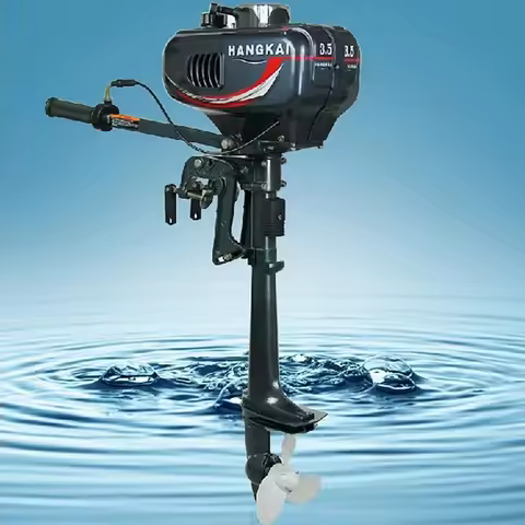 Free Fast Shipping Hangkai 3.5HP Boat Outboard Motors Inflatable Boat Outboard Engines