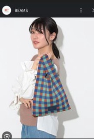 BEAMS HEART 格紋手提袋 #snidel maison de fleur