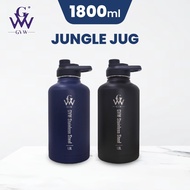 GVW Jungle Jug【1800ml】Oversized Water Bottle Sports Stainless Steel Thermos Flask Tumbler Botol