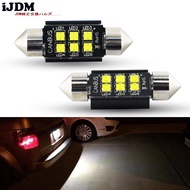 iJDM canbus C5W C10W Car LED Festoon 31/36/39/41mm 6000K White Dome Interior Reading Light Map Lamp 