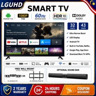 LGUHD Smart TV 32inch 43inch Android 14.0 1080P TV FHD 60hz Google TV YouTube Netflix Digital TV