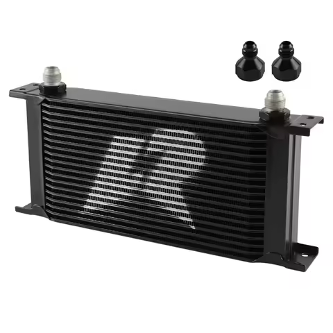 Transmission Aluminium Brand New Universal 19 Row Oil Cooler AN8 with 6AN Adapter & Radiator 8AN to 