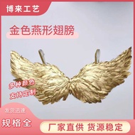 Angel Wings Golden Feather Swallow-Shaped Wings Children Adult Performance Wings Devil Wings