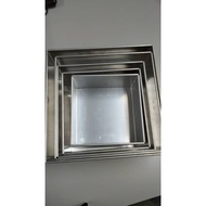 Cake mould square and round 5xx5x3.6x6x3.7x7x3.8x8x3,9x9x3,10x10x3