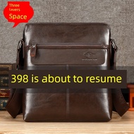 bag lelaki sling bag man Handsome Tung Kangaroo Leather Casual Vertical Men's Bag