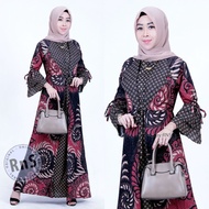 Baju Gamis Batik Seragam Wanita Baju Gamis Pesta Kombinasi Modern