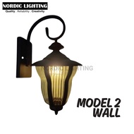 Nordic Lighting Outdoor Led Effect Wall Light GU10 HOLDER Black Color Outdoor UPDOWN Light Outdoor L