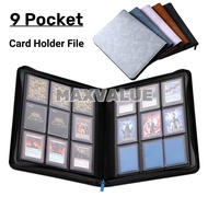 Maxvaluesg® Zipper Album Zipfolio Pokemon Card Holder File 9 Pocket Zipper Binder 360 Slots