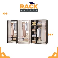 𝗥𝗔𝗖𝗞 𝗠𝗔𝗦𝗧𝗘𝗥 Multifunctional Wardrobe Clothes Curtain Wardrobe Dust Cover Curtain Clothes Rack Wardro