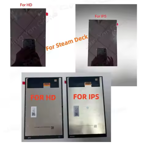 HD LCD Screen Assembly For Steam Deck Game Console 64G 128G 256G 512G 1TB Anti-Glare IPS LCD Display