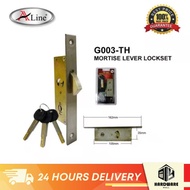 Lever Lock Mortise Door Metal Grill Main Gate Grille Welding Pintu Pagar Pintu Besi Kunci LT0