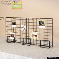 SIMULR Display Rack, Metal Grid Storage Rack, Creative with Base Grid Frame Desktop Stand For Grid P