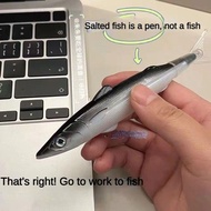 New Fish Pen Creative Funny Salted Fish Shaped Ballpoint Pen Fish Shaped Pen Gift Pen Halloween Gift