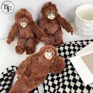 Kawaii Plush Monkey Keychain Punch Monkey Pendant Bag Car Hanging Pendant