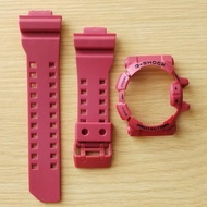GA400 GBA400 GA-400 GBA-400 G-Shock Strap And Bezel Replacement Set Matte Red