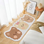 2025/carpet cartoon/cute carpet for bedroom/mini carpet/bedroom carpet/karpet pink bilik