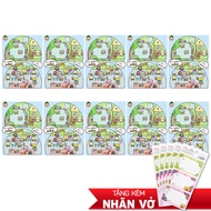 Combo 10 Tập Học Sinh Cô Tiên Xanh - Miền Nam - 4 Ô Ly - 96 Trang 100gsm - The Sun - Thị Trấn Mèo - 