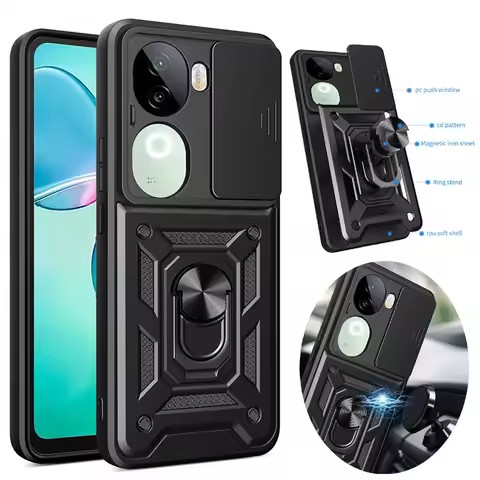 For iQOO 13 Z9S Pro Z10x Z9 Lite 5G Neo 10 Phone Case Shockproof Armor Lens Protection Silicone Stan