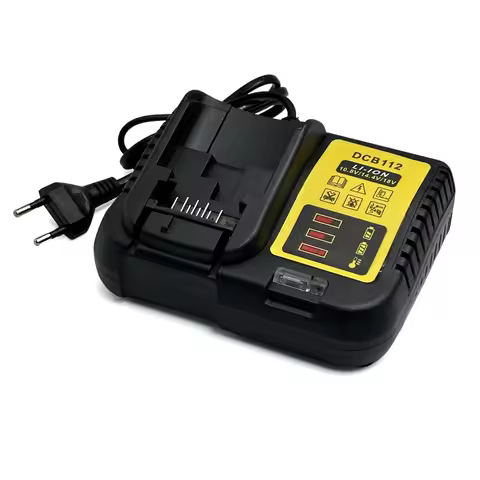 NEW DCB112 2A Battery Charger For Dewalt 10.8V 12V 14.4V 18V 20V DCB206 DCB205 DCB204 DCB203 DCB120,