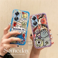 Phone Casing OPPO Reno8 T A78 5G 4G Anti-drop Shockproof Protective Soft TPU Phone Case OPPO Reno 8 8T Reno8T Monsters University Cartoon Phone Back Cover
