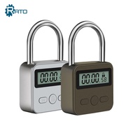Metal anti-addiction padlock, electronic timer lock for students studying for exams, home smart lock