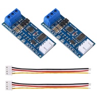 2 Pack TTL to RS485 Adapter Module 3.3V 5V 485 to TTL Signal Single Chip Serial Port Level Converter