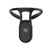 Thiết bị Massage Cổ mini sử dụng sóng Siêu Âm Lymphatic Lưu Thông Máu Ngăn Ngừa Đột Quỵ (Black) - PK