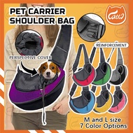 CATTO Pet Dog Carrier Outdoor Breathable Mesh Splicing Zipper Handbag Pouch Pet Shoulder Bag Pet Sli