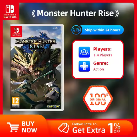 Nintendo Switch Game Deals - Monster Hunter Rise - Stander Edition - Games Cartridge Physical Card A