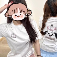 200GSM New Spring/summer BGOVS Short Sleeves 100% Premium Cotton Cartoon Style Printed Badminton T-s