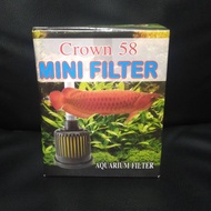 MINI FILTER CROWN 58 INTERNAL AQUARIUM FILTER AQUARIUM FILTER/