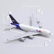1/400 16cm A380 FedEx Diecast Metal Airplane Model Collectible Display Toy Airplane Model Collection