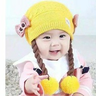 Store2512-baby Girl's Baby Girl's Baby Girl's Beanie With Cute Braid