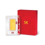 SK Jewellery Fortune Dynastic Script 999 Pure Gold Bar (0.2G)