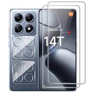 [2+2 ชิ้น] ฟิล์มกันรอยเข้ากันได้กับ Xiaomi 14T Pro/14T, 17/17 Ultra, POCO F8 Ultra/F8 Pro, ฟิล์มกระจ