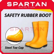 SAFETY RUBBER BOOT (+Steel Toe Cap) | Safety Shoe | Kasut Getah Kuning + Kepala Besi similar OREX CO
