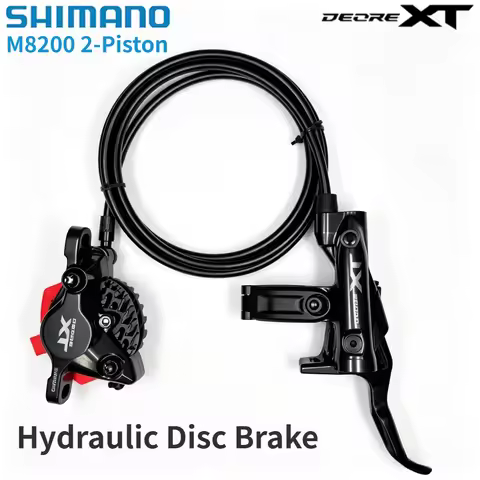 Shimano Deore XT BL‑M8200 2‑Piston Hydraulic Disc Brake Post‑Mount Single Side Only 85/155cm Hose MT