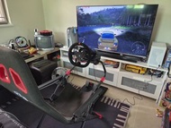 Playseat cheap with extra old Mad Catz wheel and Pedals