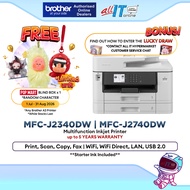 Brother MFC-J2340DW / MFC-J2740DW / MFC-J3940DW Inkjet A3 Printer Print Scan Copy Fax Wireless Duple