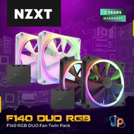 Nzxt F140 DUO RGB Dual Pack Cooler Case - Fan Casing 14cm 2in1