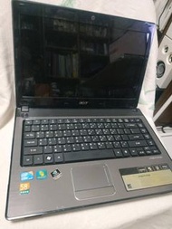 經典14吋筆電宏碁Acer 4741G ms2306 I3 M350 可過電開機進系統 風扇運轉有聲音 當零件機